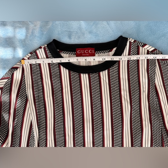 Gucci Silk Black and White Striped Long Sleeve Dress( outlet clearance) - Picture 6 of 8